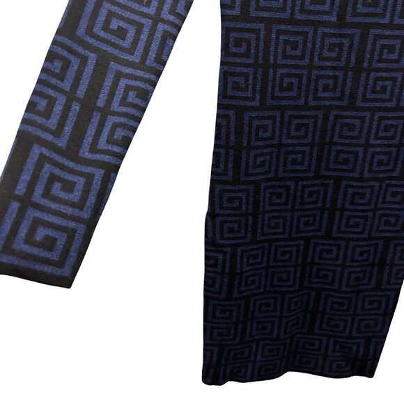 Alice+Olivia Womens Nadia Greek Key Geometric Merino Wool Sweater Dress Size XS - Picture 4 of 8